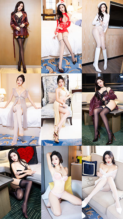 秀人网 王馨瑶 四合一多制服情趣内衣私房摄影视图 5V+416P/5.82G