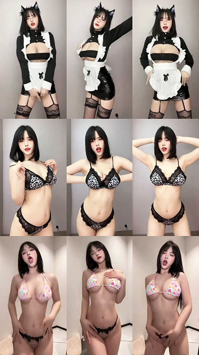 抖音|铃铛6 顶级美女抖胸尺度热舞 3V