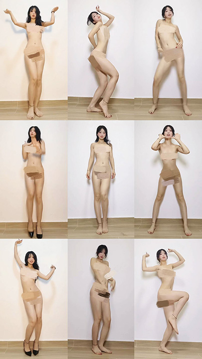 TT|月月 最新推特原野芽美团队定制热舞流出 5V/0.5G